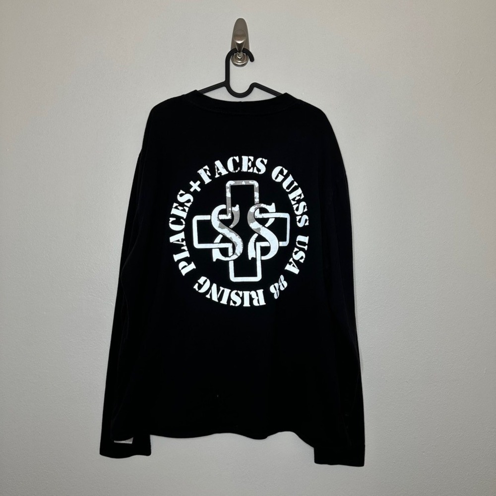 Guess x Places+Faces x 88rising Long Sleeve Graphic Shirt Sz L